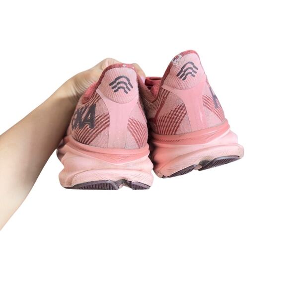 Hoka‎ One Clifton Running Sneakers Size 12B Red - Picture 12 of 14